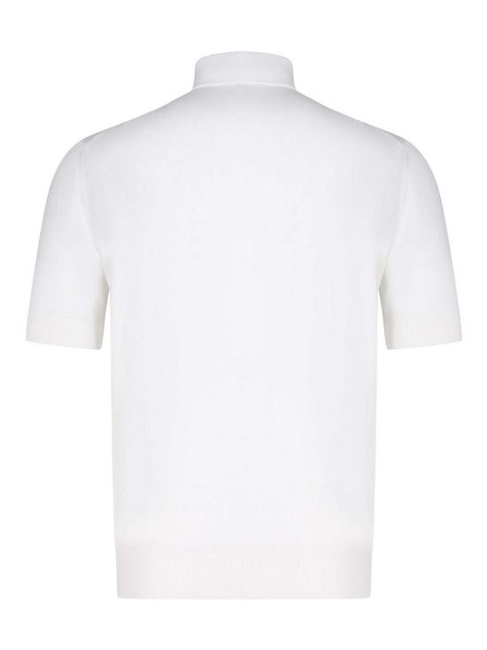 26SS 필리포 드 로렌티스 폴로 티셔츠 PL1MCSU12R005 White - FILIPPO DE LAURENTIIS