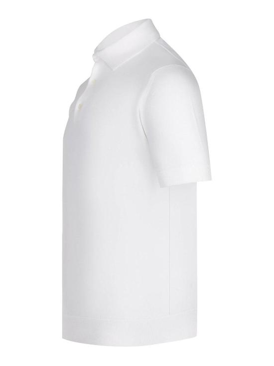 26SS 필리포 드 로렌티스 폴로 티셔츠 PL1MCSU12R005 White - FILIPPO DE LAURENTIIS
