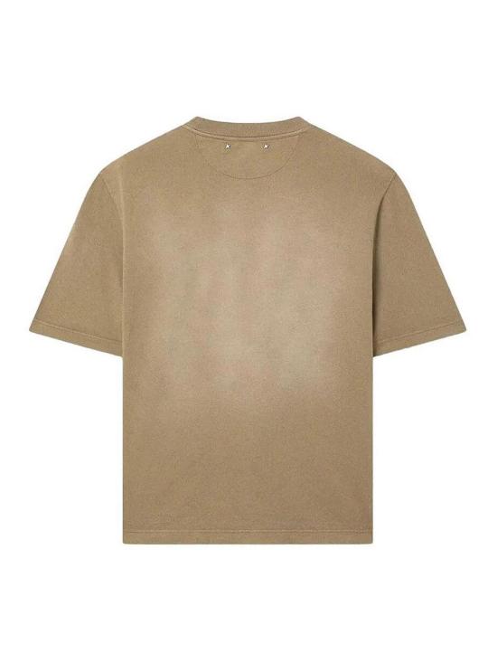 25FW 골든구스 반팔 티셔츠 GUP01873P00237915878 Beige - GOLDEN GOOSE