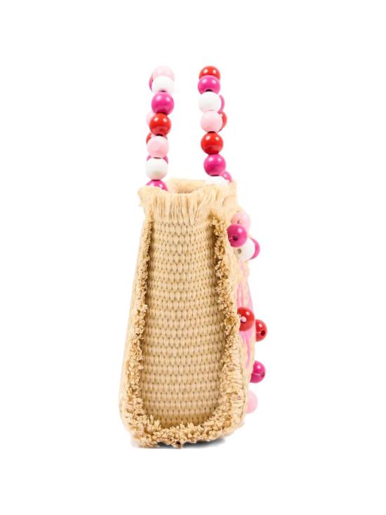 26SS 세인트바쓰 토트백 VAMI009 00347L WOOD BEADS 2141 EMB - MC2 SAINT BARTH