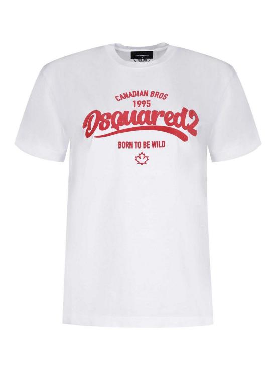 25FW 디스퀘어드2 반팔 티셔츠 S75GD0488D20035100 White