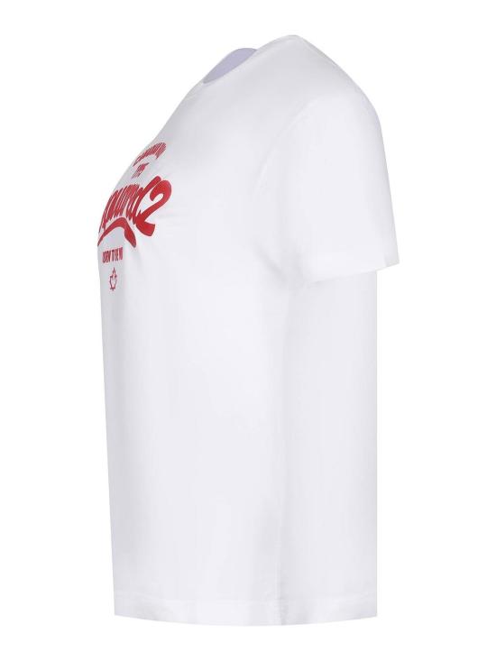 25FW 디스퀘어드2 반팔 티셔츠 S75GD0488D20035100 White - DSQUARED2
