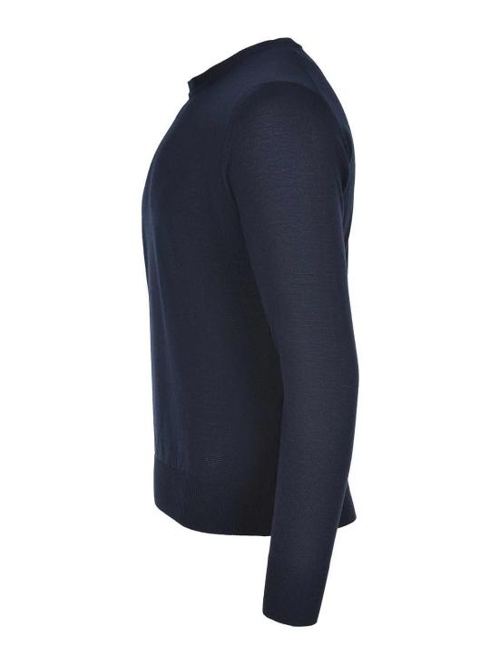 25FW 엠포리오 아르마니 스웨터 8N1M421M67Z0922 Blue - EMPORIO ARMANI