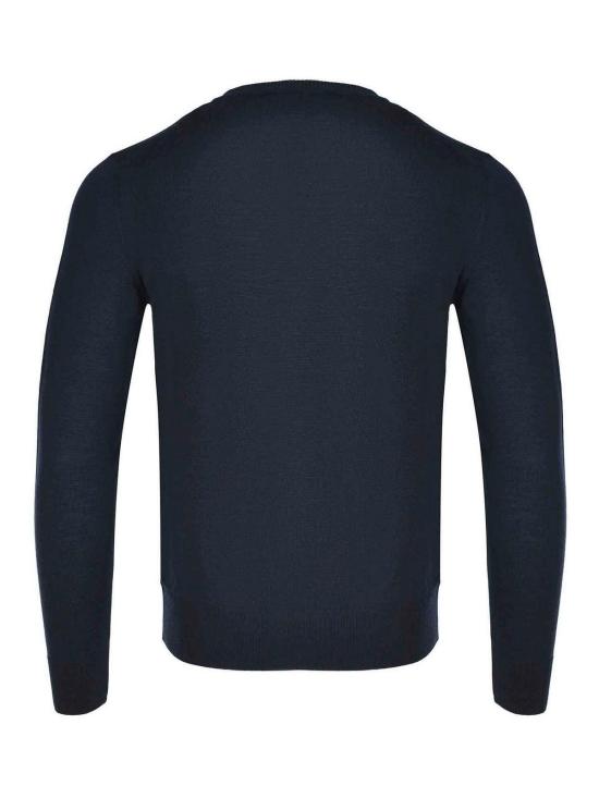 25FW 엠포리오 아르마니 스웨터 8N1M421M67Z0922 Blue - EMPORIO ARMANI