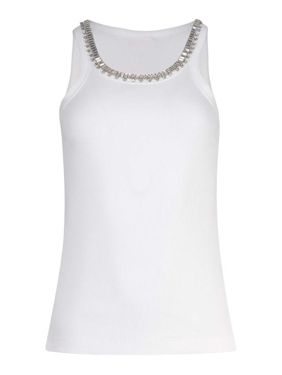 26SS 핑코 민소매 티셔츠 107303A3I5Z14 White