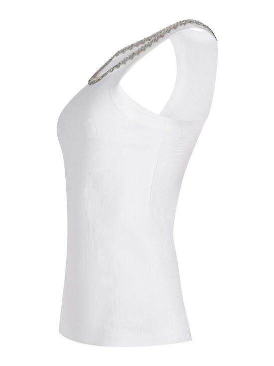 26SS 핑코 민소매 티셔츠 107303A3I5Z14 White - PINKO