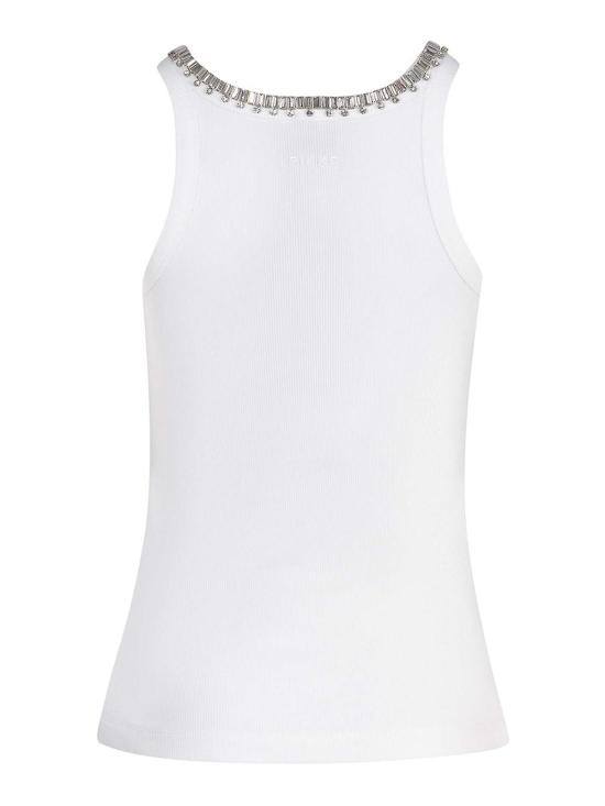 26SS 핑코 민소매 티셔츠 107303A3I5Z14 White - PINKO