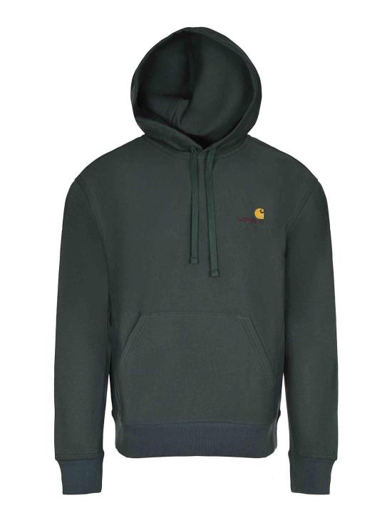 26SS 칼하트 후드 티셔츠 I0282793GHXX Dark Green - CARHARTT
