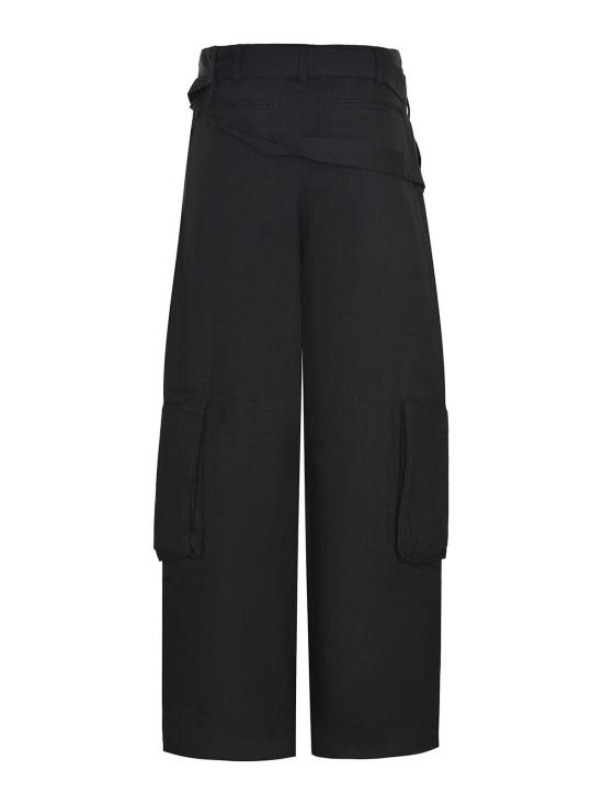 25FW 엘리엇에밀 팔라초 팬츠 W10220BLK01 Black - HELIOT EMIL