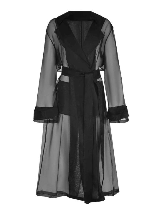 26SS 페데리카 토시 트렌치 코트 4010340929 Black