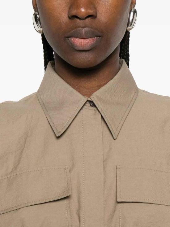 26SS 브루넬로 쿠치넬리 미디 원피스 ML140A5475C9325 Brown - BRUNELLO CUCINELLI