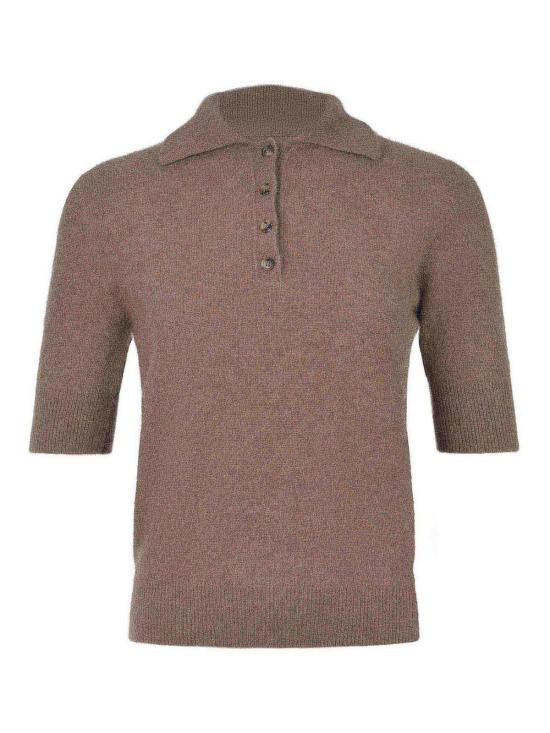 25FW 바니제 폴로 티셔츠 V56800VISONE Light Brown