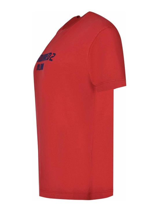 25FW 디스퀘어드2 반팔 티셔츠 S75GD0471D20020972 Red - DSQUARED2