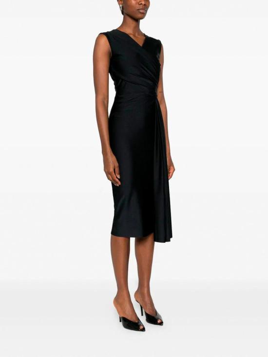 26SS 키아라보니 미디 원피스 ABCLORESJJL37 Black - CHIARA BONI