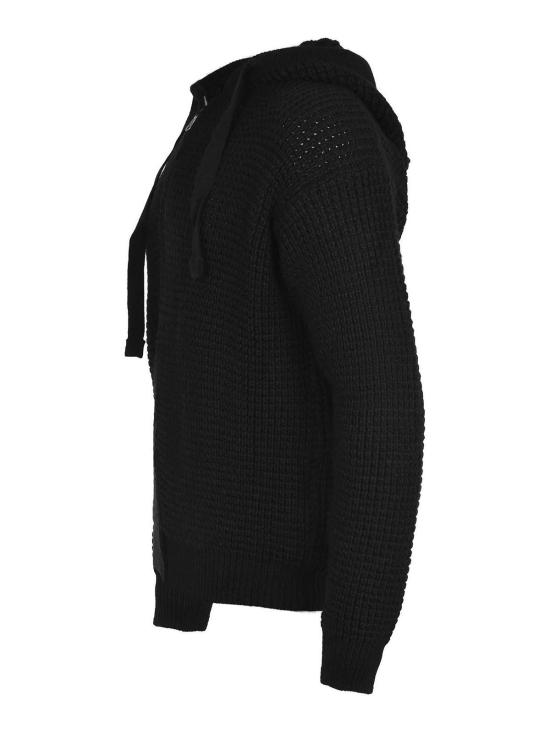 25FW 패밀리퍼스트 밀라노 후드 티셔츠 SWF2507BLACK Black - FAMILY FIRST MILANO