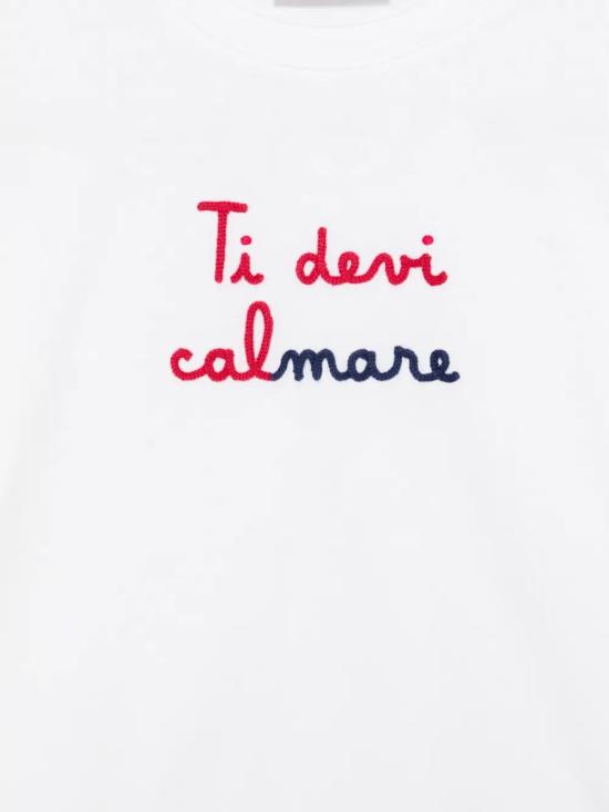 26SS 세인트바쓰 반팔 티셔츠 EMI0001 09164L CALMARE 01N EMB - MC2 SAINT BARTH