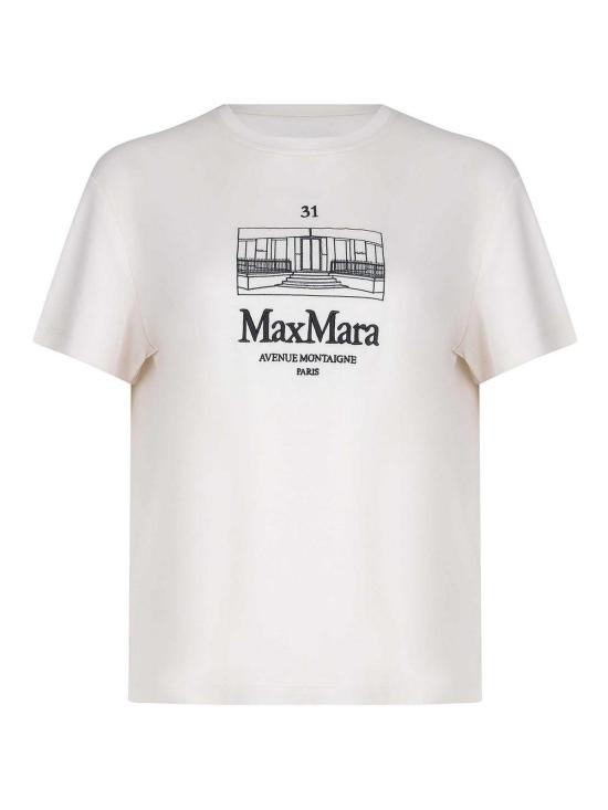 26SS 에스막스마라 반팔 티셔츠 261997102160013E18 White