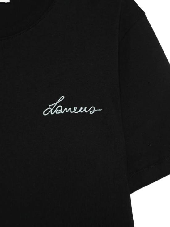 25FW 라니우스 반팔 티셔츠 S6LAMATH117110 Black - LANEUS