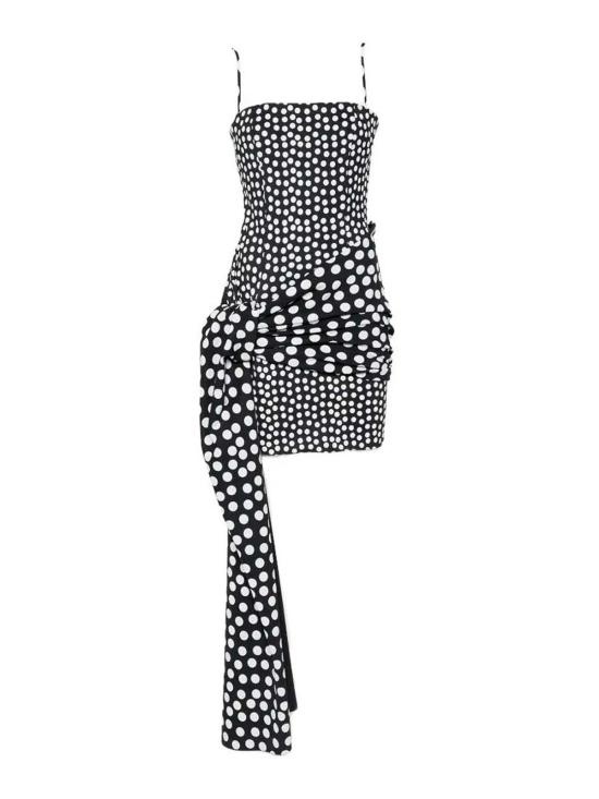 26SS 키아라보니 숏 원피스 ABCGAJASJESHZPSTT742 Black