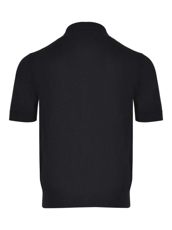 26SS 필리포 드 로렌티스 폴로 티셔츠 CA1MCSU12R990 Black - FILIPPO DE LAURENTIIS
