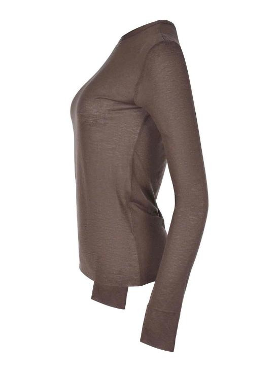 25FW 알리지 긴팔 티셔츠 165421A5023CHOCO Dark Brown - ALYSI