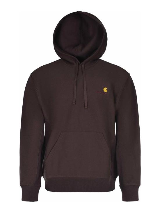 26SS 칼하트 후드 티셔츠 I02827933HXX Brown - CARHARTT