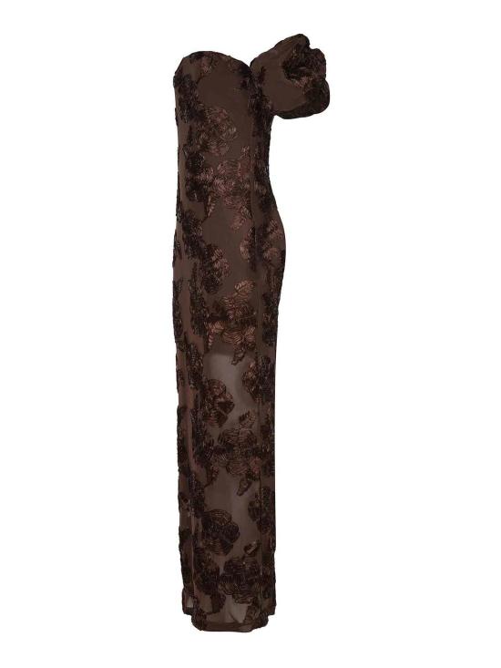 25FW 로테이트 바이 크리스텐슨 롱 원피스 1146322910BCR11402910 Brown - ROTATE BY BIRGERCHRISTENSEN