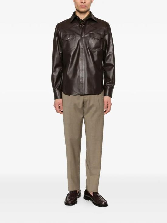 26SS 키레드 긴팔 셔츠 WTOTOW8350514 Dark Brown - KIRED