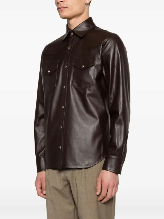 26SS 키레드 긴팔 셔츠 WTOTOW8350514 Dark Brown - KIRED