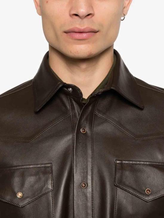 26SS 키레드 긴팔 셔츠 WTOTOW8350514 Dark Brown - KIRED