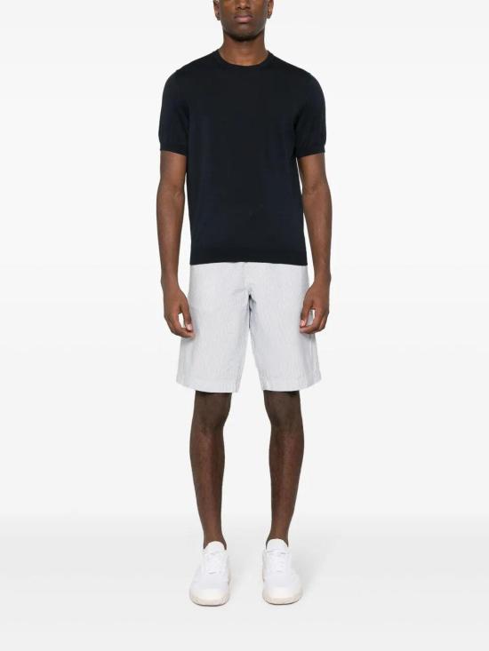 26SS 드루모어 반팔 티셔츠 D0GN100L795 Dark Blue - DRUMOHR