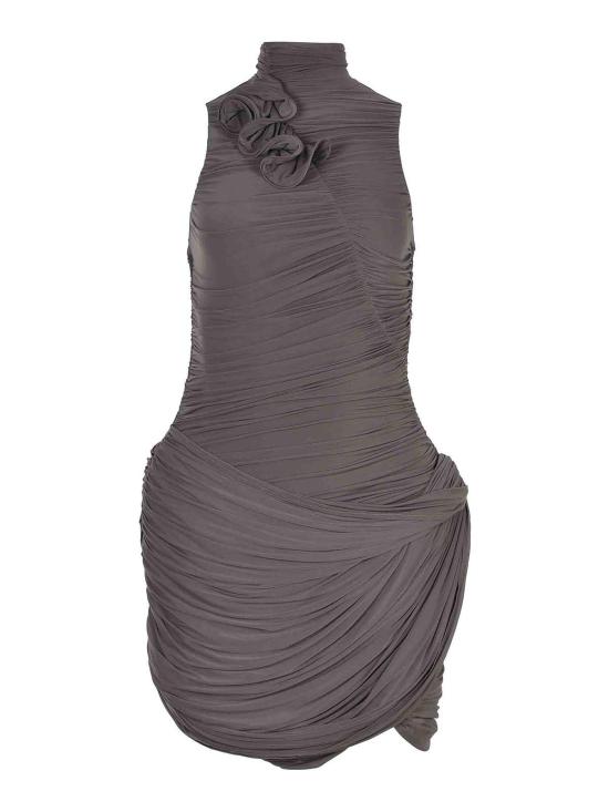 26SS 마그다뷰트림 숏 원피스 350426BROWN Brown