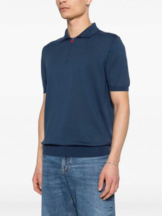 26SS 키톤 폴로 티셔츠 UMKX33Z187S00EBLU Blue - KITON