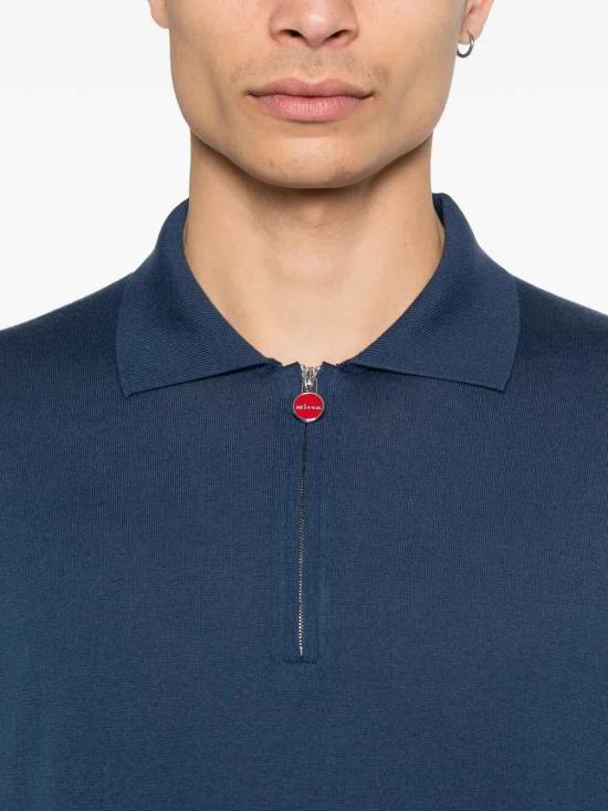 26SS 키톤 폴로 티셔츠 UMKX33Z187S00EBLU Blue - KITON