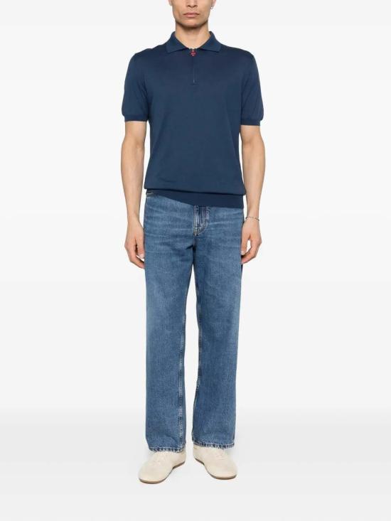 26SS 키톤 폴로 티셔츠 UMKX33Z187S00EBLU Blue - KITON