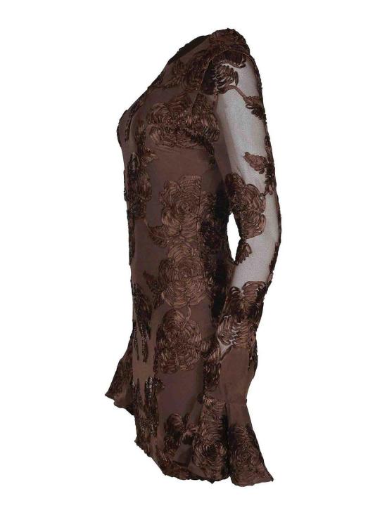 25FW 로테이트 바이 크리스텐슨 숏 원피스 1146312910BCR11402910 Brown - ROTATE BY BIRGERCHRISTENSEN