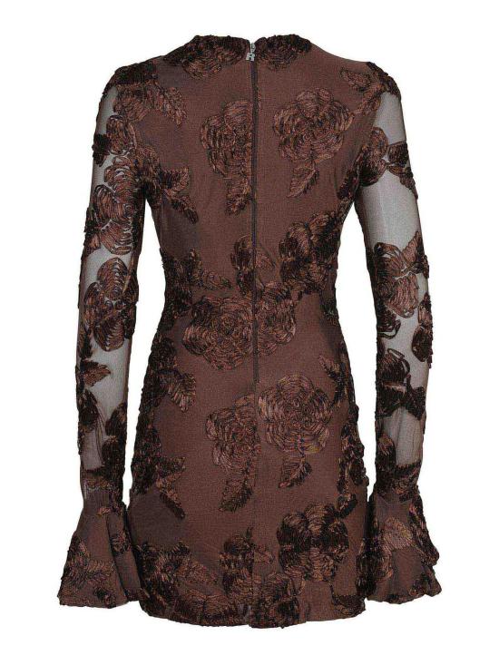 25FW 로테이트 바이 크리스텐슨 숏 원피스 1146312910BCR11402910 Brown - ROTATE BY BIRGERCHRISTENSEN