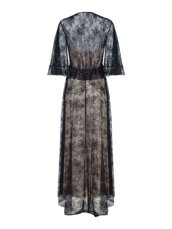 26SS 알베르타 페레티 롱 원피스 040616200555 Black - ALBERTA FERRETTI