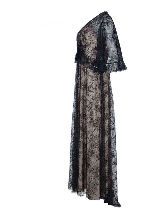 26SS 알베르타 페레티 롱 원피스 040616200555 Black - ALBERTA FERRETTI