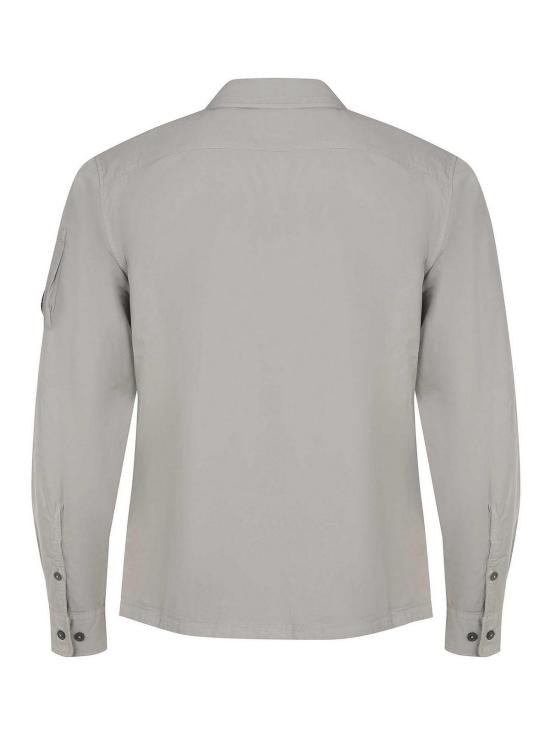 26SS 씨피 컴퍼니 오가닉 개버딘 지퍼 렌즈 오버셔츠 20CMOS705A110143G904 - C.P. COMPANY