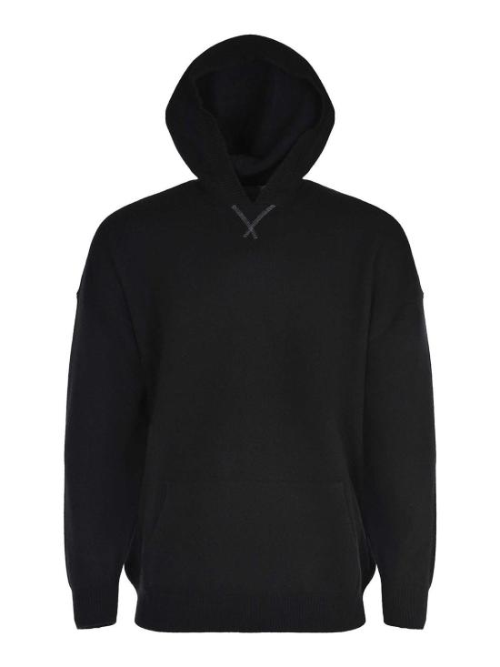 25FW 아마란토 후드 티셔츠 BF003699 Black - AMARANTO