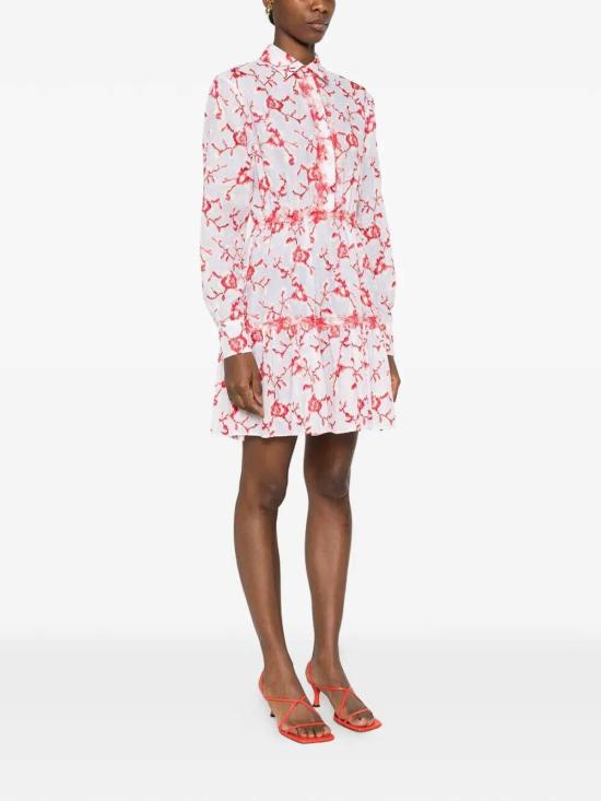 26SS 에르마노 설비노 숏 원피스 D484Q610YIYR4800 Red - ERMANNO SCERVINO