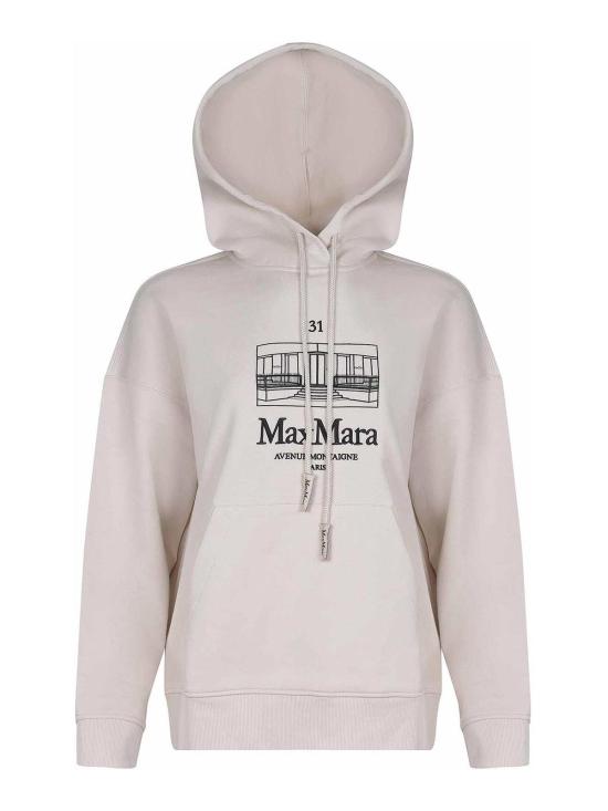 26SS 에스막스마라 후드 티셔츠 261992102160003E18 White - 'S MAX MARA