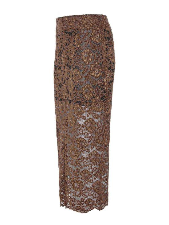 25FW 어 페이퍼 키드 롱 스커트 F5PKWOSK010090 Brown - A PAPER KID