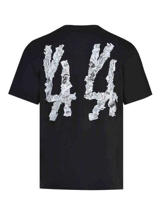 26SS 44레이블 반팔 티셔츠 B0030556FA706P756 Black - 44 LABEL
