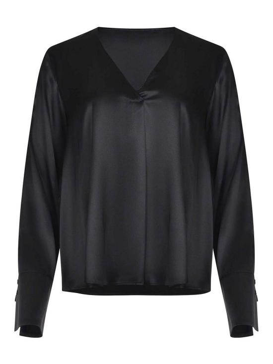 25FW 솔로트레 블라우스 M1F0196A99 Black