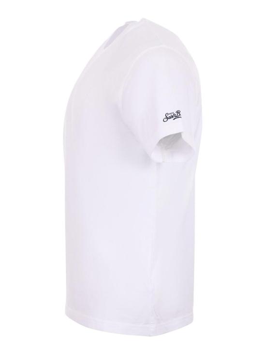 25SS 세인트바쓰 반팔 티셔츠 DOV000100049H White - MC2 SAINT BARTH