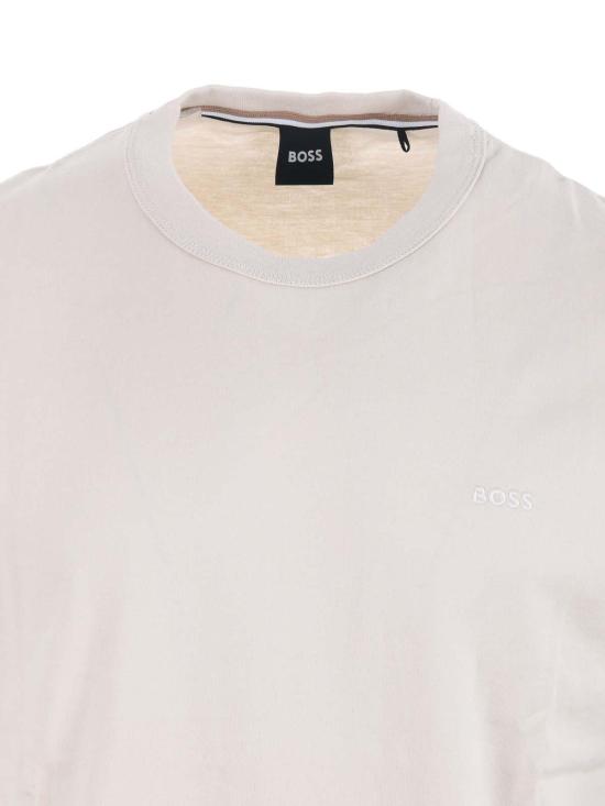 25FW 휴고보스 반팔 티셔츠 505464041027578E18 Beige - HUGO BOSS
