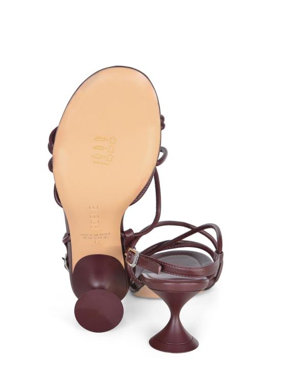 26SS 포에베 샌들 FRA10BORDO Dark Red - POEVE