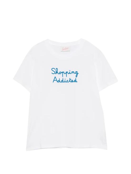 26SS 세인트바쓰 반팔 티셔츠 EMI0001 09166L SHOPPING ADDICTED 01N EMB